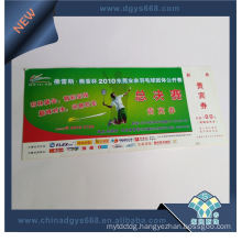 High Quality Security Thread Paper Ticket Printing